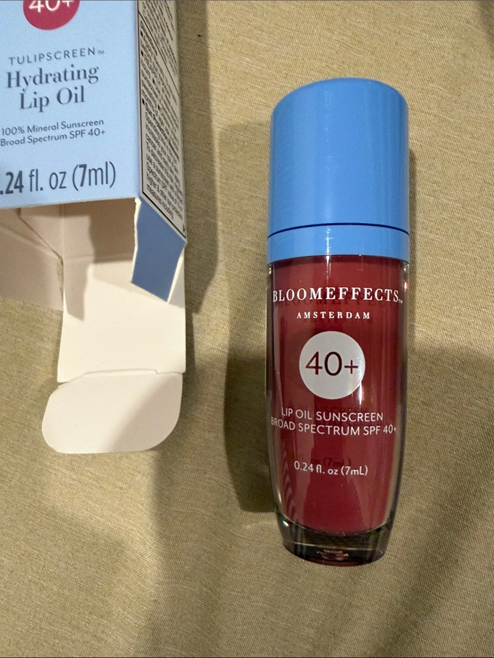 Bloom Effects TulipScreen Hydrating Lip Oil SPF 40+ - Pink